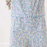 floral/seersucker romper