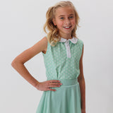 palm green twirly skort