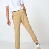 khaki dress jogger