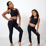 foreverflex black crop top