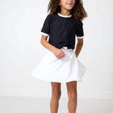 black/white dance tee