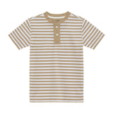 khaki/white qb stripe blade shirt