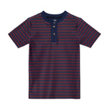navy/maroon qb stripe blade shirt