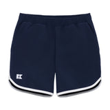 navy retro super short with white piping