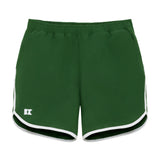 dark green retro super short with white piping