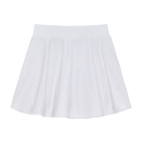 white twirly skort