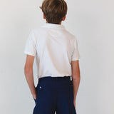 navy dress short