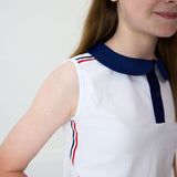 liberty white girly girl tank