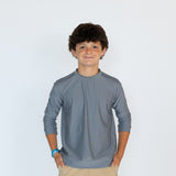 gray pullover