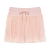 pink pleated skort