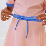 girls pink/blue sport dress