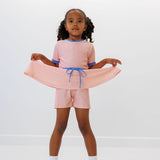 girls pink/blue sport dress