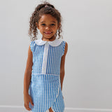 girls seersucker stripe court dress