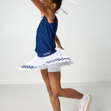 the girls league white skort