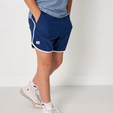 navy retro super short with white piping