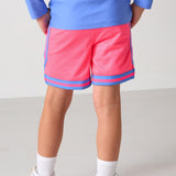 neon pink basketball short