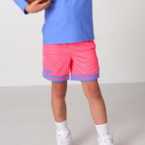 neon pink basketball short