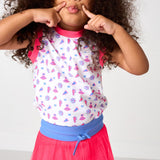 tutu print muscle tank