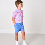 sky blue super short