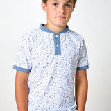 slate/white champions blade shirt