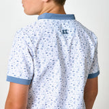 slate/white champions blade shirt