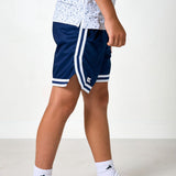 navy basketball short