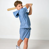 slate sweat short