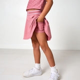 dusty pink courtside skort
