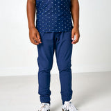 navy dress jogger