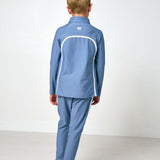 slate retro half-zip