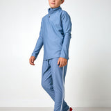 slate retro half-zip