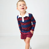 long sleeve rugby polo shirt