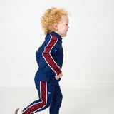 navy sideline warm-up jogger