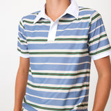 heritage stripe polo shirt