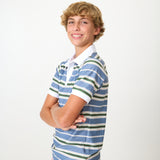 heritage stripe polo shirt