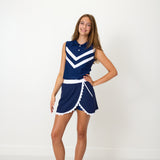 navy cheer top