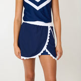 navy cheer top
