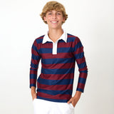 long sleeve rugby polo shirt