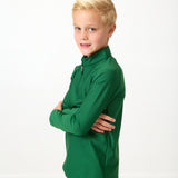 dark green half-zip