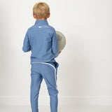 slate half-zip