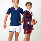 long sleeve rugby polo shirt