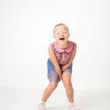 slate pleated skort