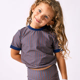 gingham dance tee