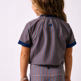 gingham dance tee