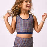 gingham crop top