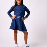 navy topspin skort