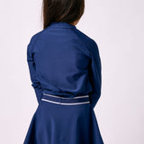 girls navy crewneck