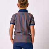gingham polo shirt