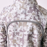 camo retro half-zip