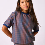 gingham dance tee